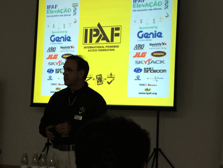 巴西首届国际高空作业平台协会(简称IPAF) 拉丁美洲总经理致辞