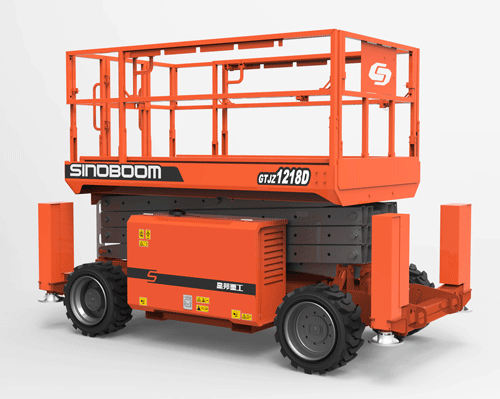 GTJZ1018D&GTJZ1218D越野剪叉式高空作业平台